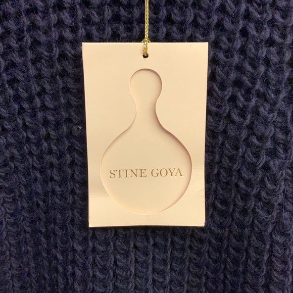 Stine Goya Annemarie Chunky Sweater Tank in Navy at Nordstrom, Small 🤩 BR1-G - Picture 4 of 8